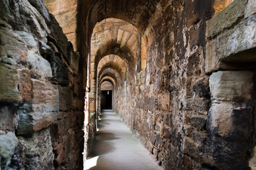 Fototapeta na wymiar Castle corridor