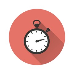 Stopwatch vector icon.