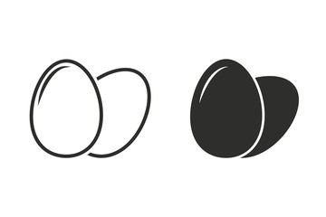Egg - vector icon.