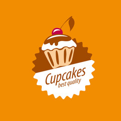 vector logo cake