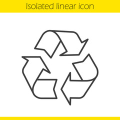 Recycle linear icon