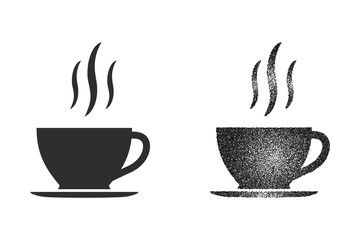 Coffee cup - vector icon.