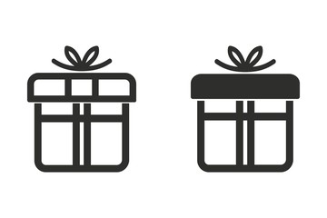 Gift Box - vector icon.