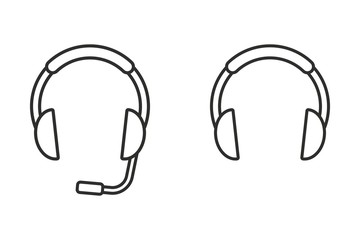 Headphone - vector icon.