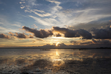 Philippinischer Sonnenuntergang