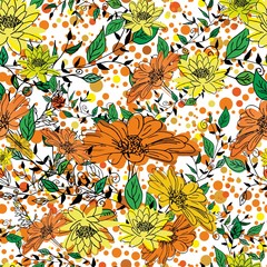 seamless floral pattern © mizia&nitka