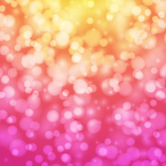 Background in pink tones.