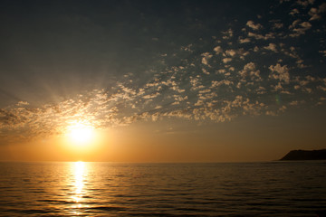 sea evening summer sunset