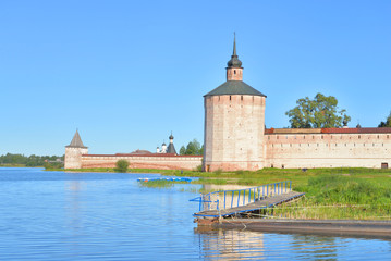 Kirillo-Belozersky monastery by day.