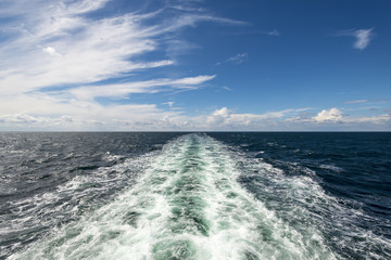 Kielwasser,Heckwasser