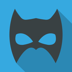 Mask for movies, superheroes, Cinema, with shadow Vector