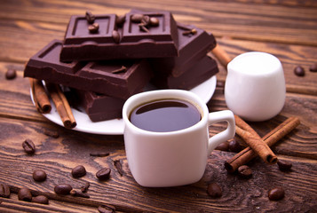 Coffee and chocolate