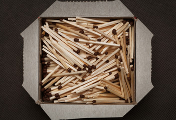 big boxes of matches. the view from the top
