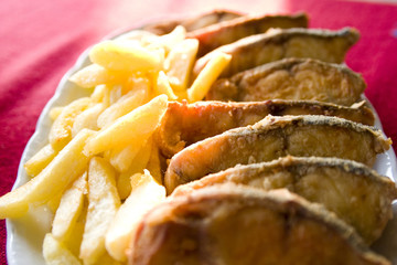 Fried fish and chips