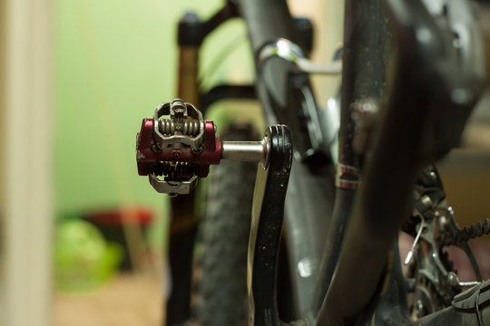 Detail of spd pedal