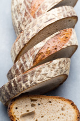 Fresh rustic style bread with pastry.