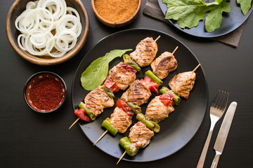 Turkish Shish Kebab / Chicken Skewers.
