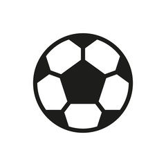 Obraz premium Soccer ball icon on white background