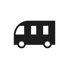 School Bus icon on white background