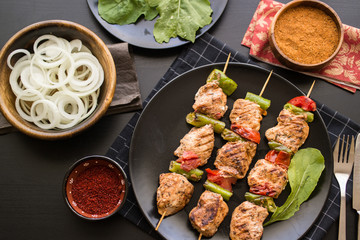 Turkish Shish Kebab / Chicken Skewers.