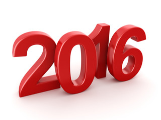 Obraz na płótnie Canvas 2016 New Year digits
