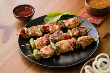 Turkish Shish Kebab / Chicken Skewers.