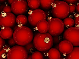 Red Christmas ball