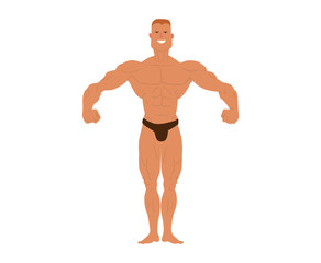 Fototapeta premium Gym fitness bodybuilder man