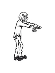 Zombie cool horror comic