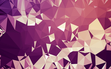Obraz premium Abstract low poly background, geometry triangle