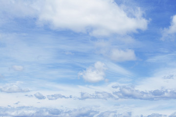 Fototapeta premium Clouds in blue sky