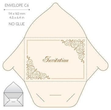 Envelope C6 template