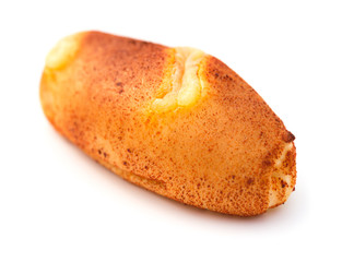 bread on a white background