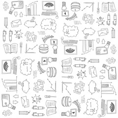 Doodle of business illustration design