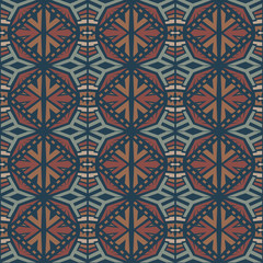 Seamless abtract vector tribal pattern texture background