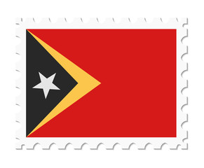 stamp flag east timor
