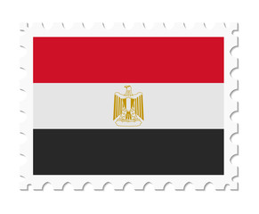 stamp flag egypt