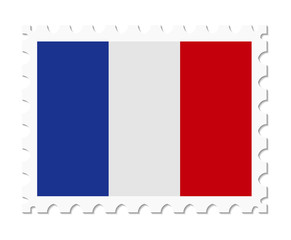 stamp flag france
