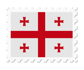 stamp flag georgia