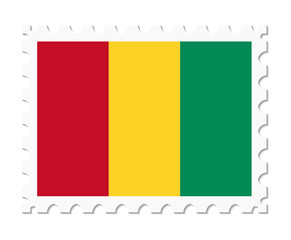 stamp flag guinea