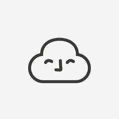 weather cloud icon