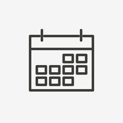 calendar outline icon