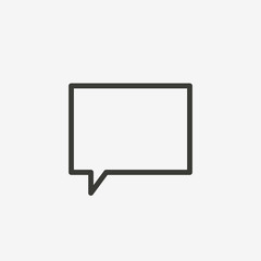 Fototapeta premium chat bubble icon