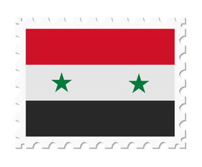stamp flag syria
