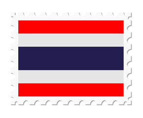 stamp flag thailand