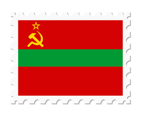 stamp flag transnistria