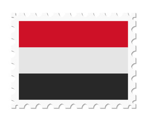 stamp flag yemen