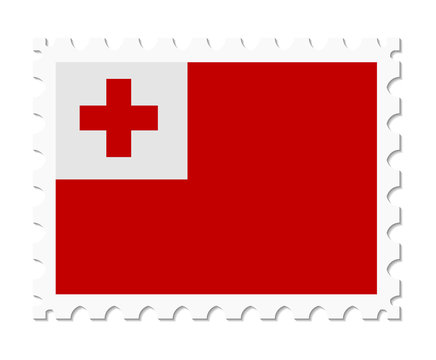 stamp flag tonga