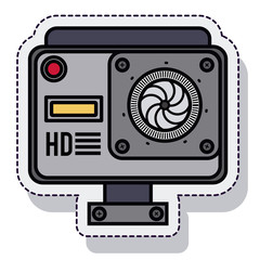 camera photographic isolated icon vector illustration design