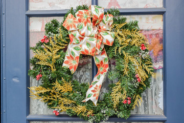decoration evergreen wreath